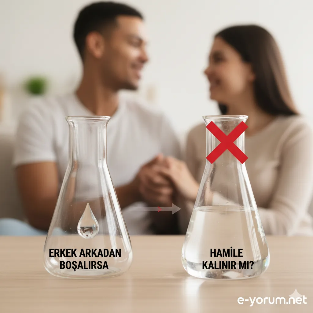 Arkadan ilişkide içine boşalırsa hamile kalınır mı?