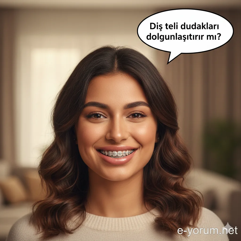 Diş teli taktırsam dudakları dolgunlaştırır mı?
