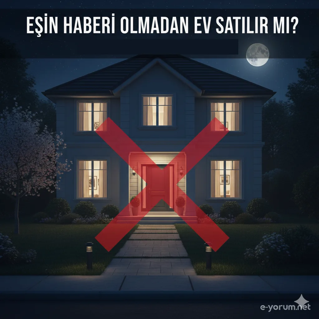 Eşimin (karımın) haberi olmadan evi satabilir miyim?