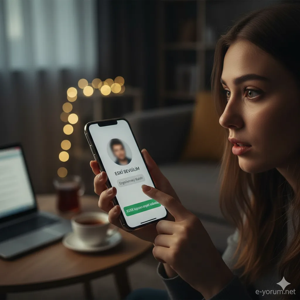 Eski sevgilim instagramdan whatsapptan engeli kaldırmış bu ne demek?