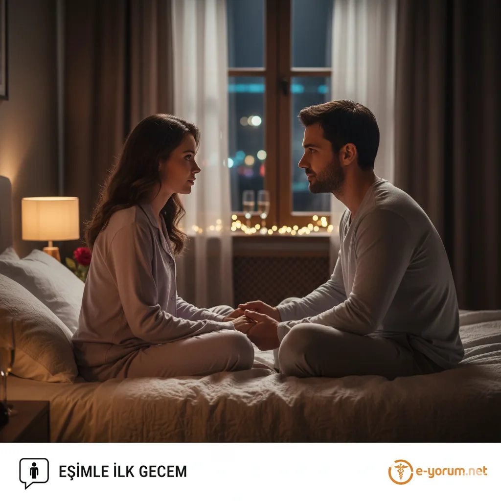 Eşimle ilk gecemizde kan gelmez diye korkuyorum