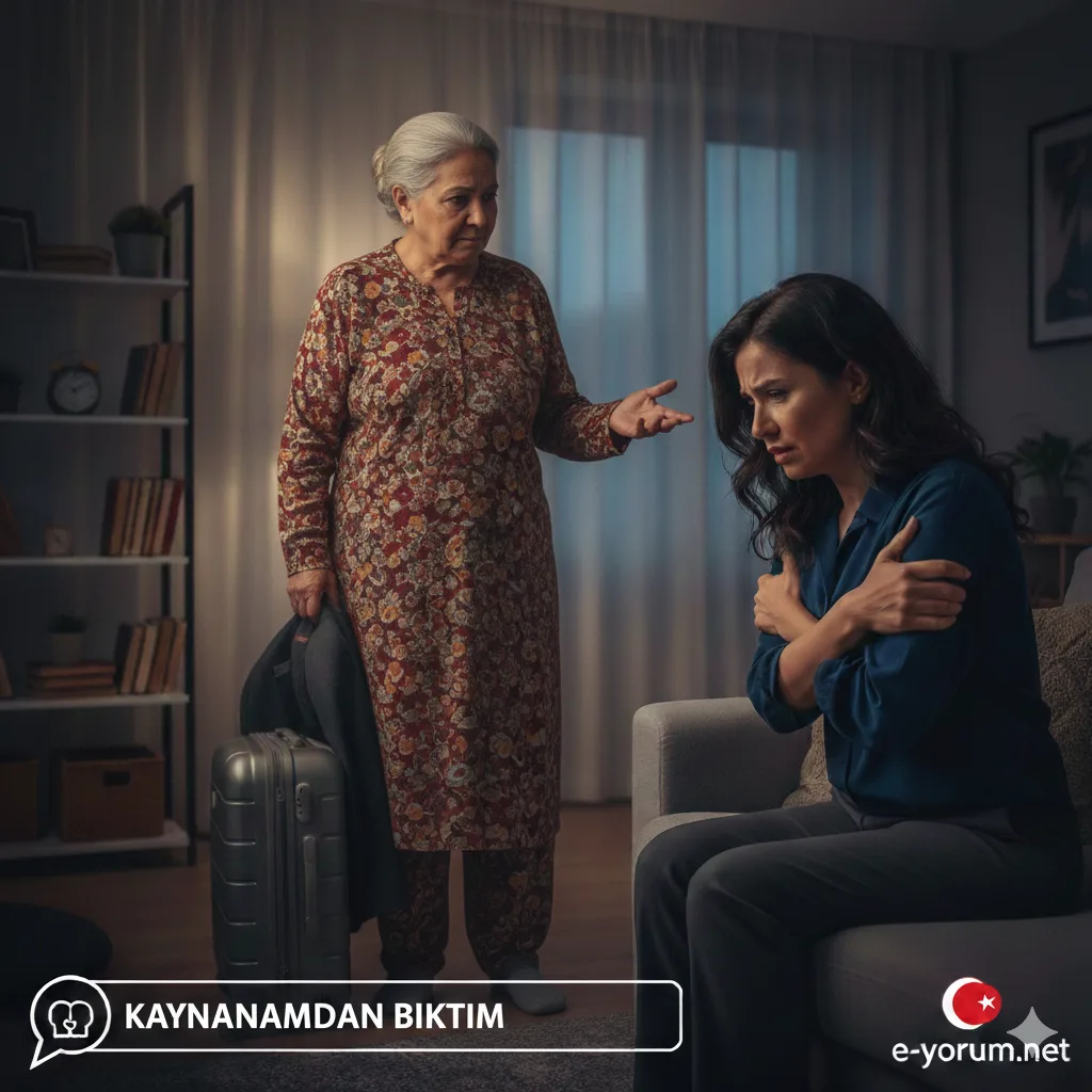 Kaynanamdan bıktım usandım artık