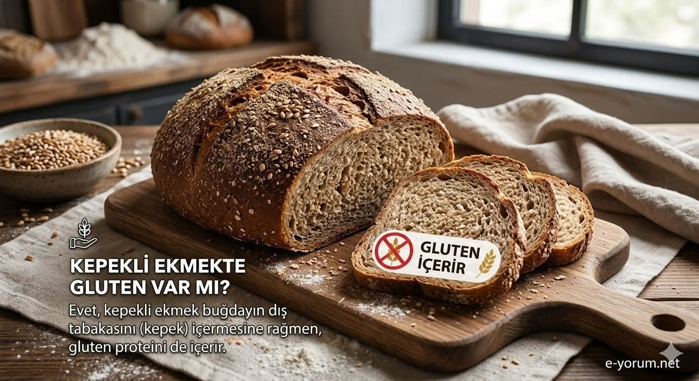 Kepekli ekmekte gluten var mıdır?