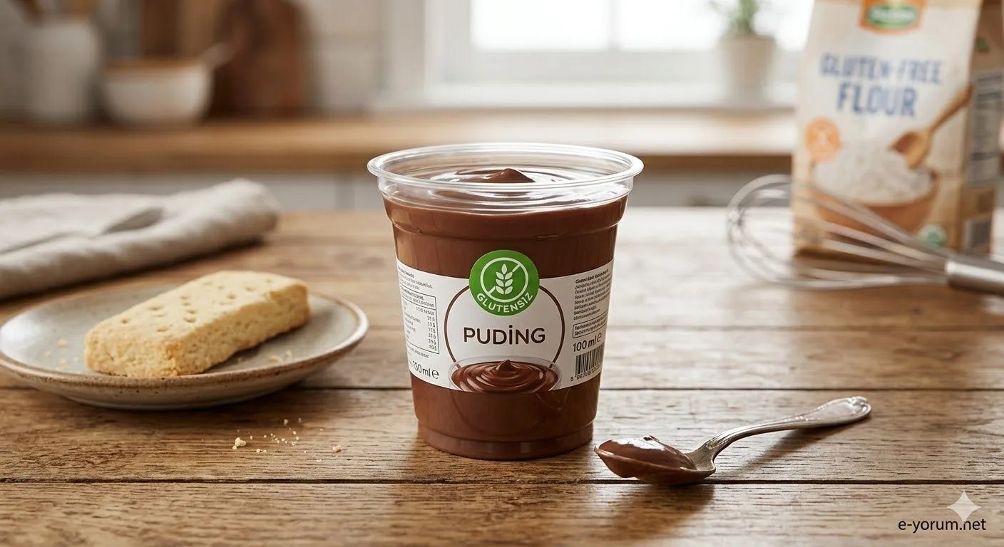 Pudingde gluten var mıdır?