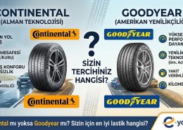 Goodyear mı yoksa continental lastik mi tercih edersiniz?